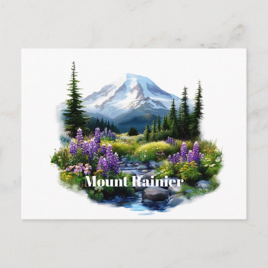 Rainier-Briefkaart Briefkaart (Voorkant)