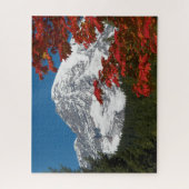 Rainier- en herfst-bladeren monteren legpuzzel (Verticaal)