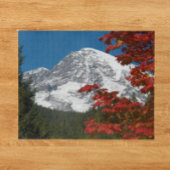 Rainier- en herfst-bladeren monteren legpuzzel