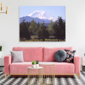 Rainier- en pijnbomen 3-paneelcanvas monteren canvas afdruk (Insitu (Woonkamer))