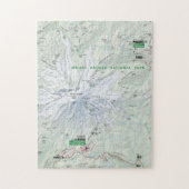 Rainier-kaartpuzzel monteren legpuzzel (Verticaal)