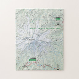 Rainier-kaartpuzzel monteren legpuzzel