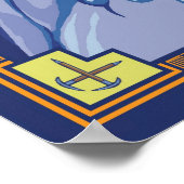 Rainier monteren - ijsklimmen - reisposter poster (Hoek)