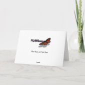 Rainier monteren met Paarse lupinen Kaart (Achterkant)