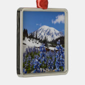 Rainier monteren op Paradise Point Metalen Ornament (Rechts)