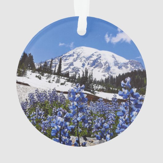 Rainier monteren op Paradise Point Ornament (achterkant)