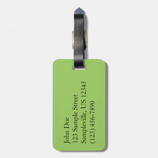 Rainier Morning Light Bagagelabel (Achterkant verticaal)