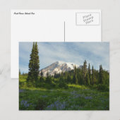 Rainier Morning Light Briefkaart (Voorkant / Achterkant)