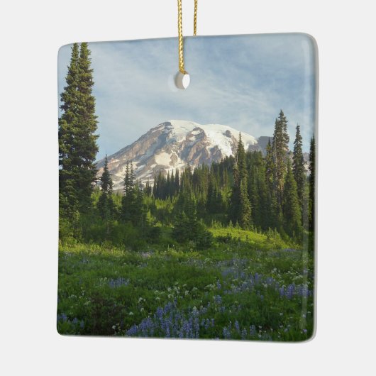 Rainier Morning Light Keramisch Ornament (Links)