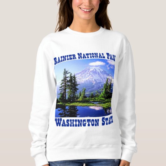 Rainier National Park Women's Sweatshirt (Voorkant)