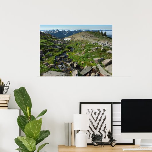 Rainier Panorama Point Poster (Thuiskantoor)