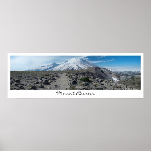 Rainier Panorama Poster (Voorkant)