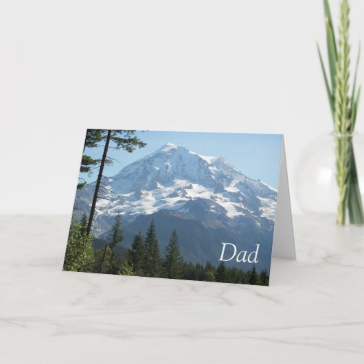 Rainier Photo Vaderdag Kaart (Voorkant)