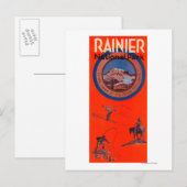 Rainier-Poster koppelen Briefkaart (Voorkant / Achterkant)