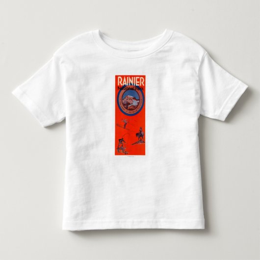 Rainier-Poster koppelen Kinder Shirts (Voorkant)