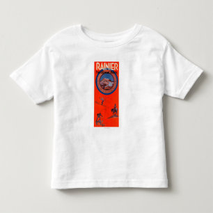 Rainier-Poster koppelen Kinder Shirts