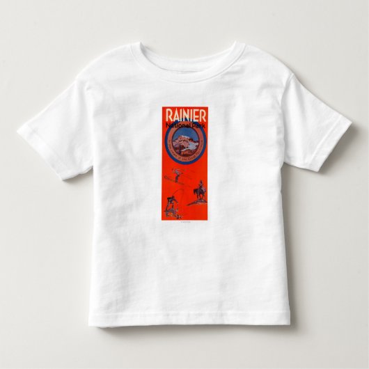 Rainier-Poster koppelen Kinder Shirts (Voorkant)
