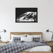 Rainier smelten canvas afdruk (Insitu (Slaapkamer))