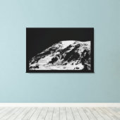 Rainier smelten canvas afdruk (Insitu (Houten vloer))