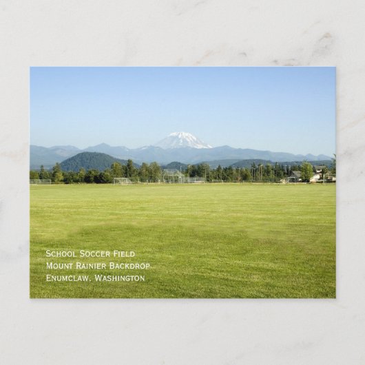 Rainier Soccer Field Briefkaart koppelen (Voorkant)