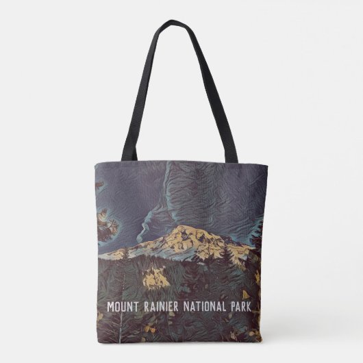 Rainier Summit Gepersonaliseerd Tote Bag (Achterkant)