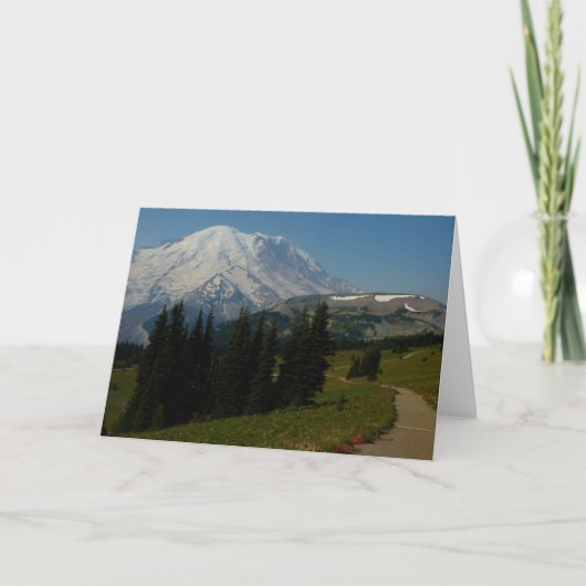 Rainier uit de Sourdegh Ridge Trail Kaart (Voorkant)