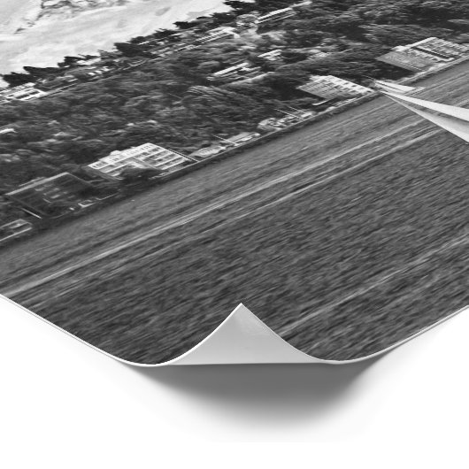 Rainier uit Puget Sound, Seattle Washington Poster (Hoek)