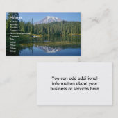 Rainier-visitekaartje monteren... visitekaartje (Voorkant / Achterkant)