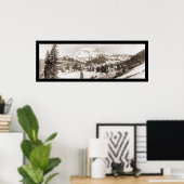 Rainier WA Snow Photo 1925 Poster (Thuiskantoor)