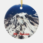 Rainier, Washington, Cascades Keramisch Ornament (Voorkant)