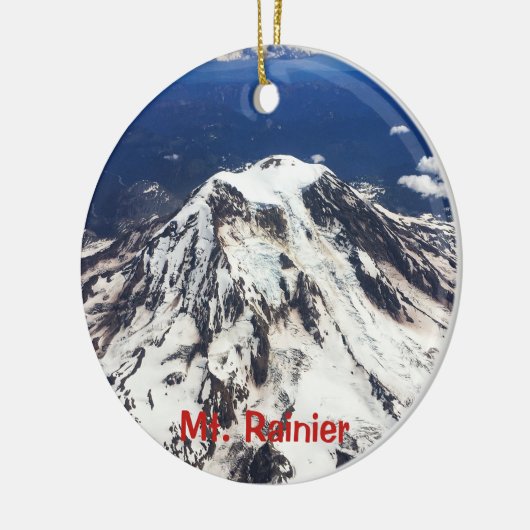 Rainier, Washington, Cascades Keramisch Ornament (Links)