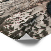 Rainier Washington Volcano Satelliet Poster (Hoek)