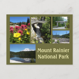 Rainiercollage monteren (reflectieermeer en Herfst Briefkaart