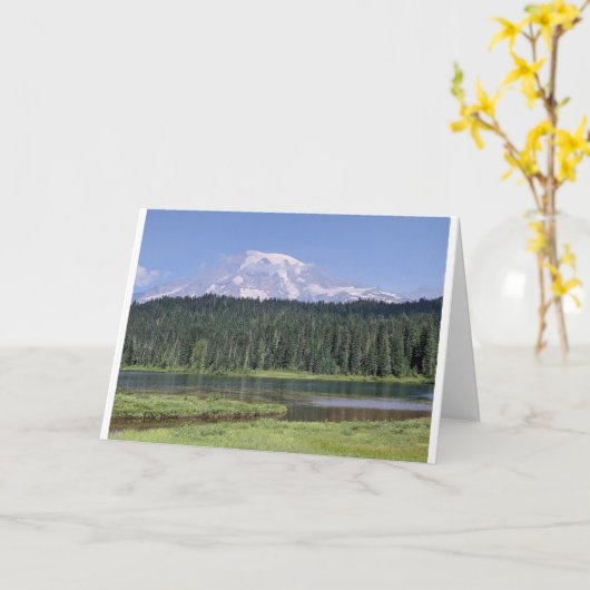 Rainier's Reflectimeer monteren Kaart (Gele Bloem)