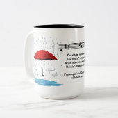 Raining Alternative Facts 15 oz Two-Tone Mok (Voorkant links)