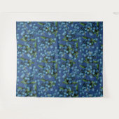 Raining Blueberries Wandkleed (Voorkant (horizontaal))