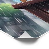 Raining Cats and Dogs Perfect Poster (Hoek)