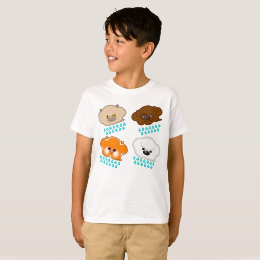 Raining Cats and Dogs T-shirt (Voorkant volledig)