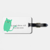 Raining Cats Bagagelabel (Achterkant horizontaal)