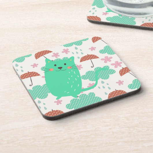 Raining Cats Bier Onderzetter (Linkerzijde)