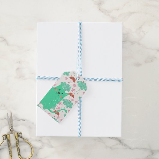 Raining Cats Cadeaulabel (Met Touw)