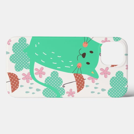 Raining Cats Case-Mate iPhone Case (Achterkant (horizontaal))