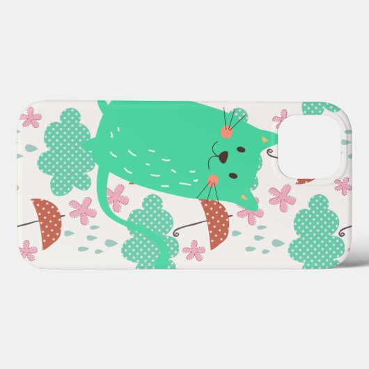 Raining Cats Case-Mate iPhone Case (Achterkant (horizontaal))