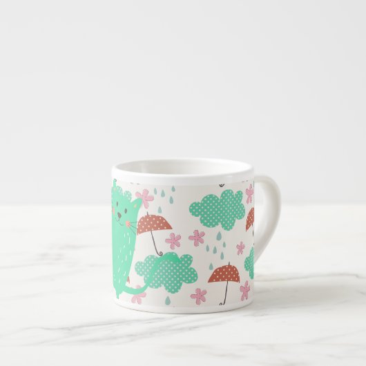 Raining Cats Espresso Kop (Voorkant rechts)