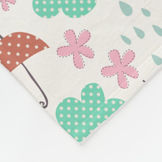 Raining Cats Fleece Deken (Hoek)