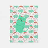 Raining Cats Fleece Deken (Voorkant)
