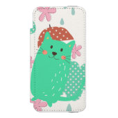 Raining Cats Incipio iPhone Portemonnee Hoesje (Voorkant Agenda)