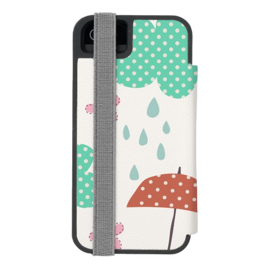 Raining Cats Incipio iPhone Portemonnee Hoesje (Agenda Achterkant)