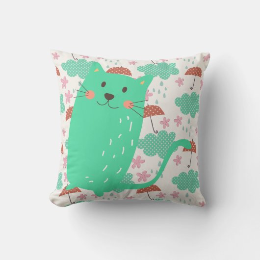 Raining Cats Kussen (Voorkant)