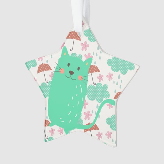 Raining Cats Ornament (voorkant)